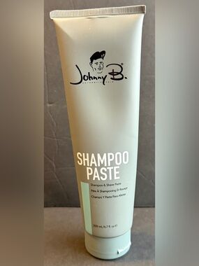 Johnny B. Shampoo & Shave Paste 6.7 oz Multi-Purpose Men's Hair Cleanser NEW